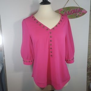 Hawthorne Collection Pink Blouse